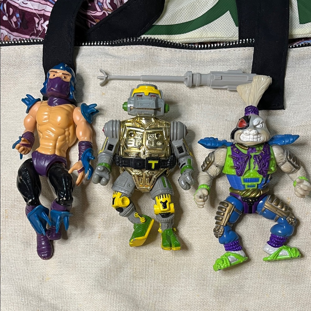 Miracle Action Figures with Gold, Blue, and Green Details